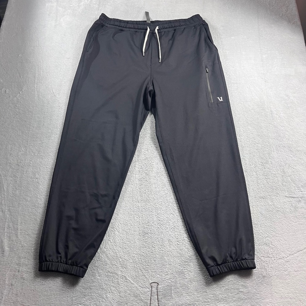 Vuori Sunday Performance Joggers Mens Large Black V4049 Athletic Sweatpants